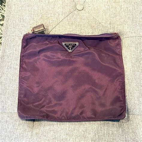 Prada zipper pouch